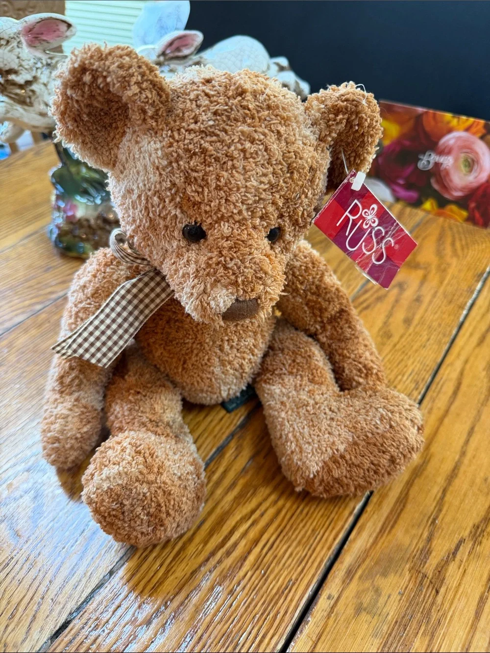 Russ Berrie & Co. Stuffed Bear from the Bears From the Past collection. Fraser.